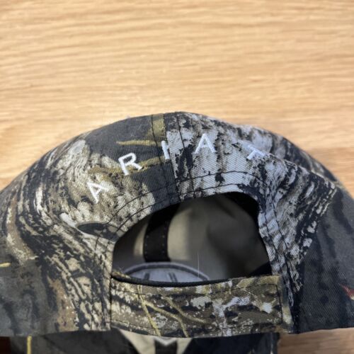 Ariat Camouflage Hat Cap Mens Adjustable One Size Green Mesh Crown Camo - Picture 8 of 13