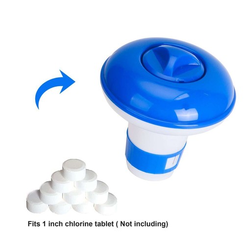 New Chemical Dispenser Floater for 1" Chlorine Bromine Tablets Cleaning Pool Spa - Picture 7 of 12