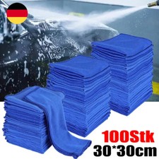 100X Mikrofasertücher Auto Reinigung Poliertuch Microfasertuch Waschlappen 30*30