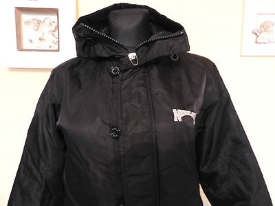 Nickelson Schwarz Jacke Mit einer Kapuze Größe 6