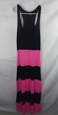 Womens Maxi Dress Size S Small Striped Sleeveless