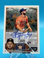 2023 Topps Chrome AUTO RC David Hensley HOU Astros