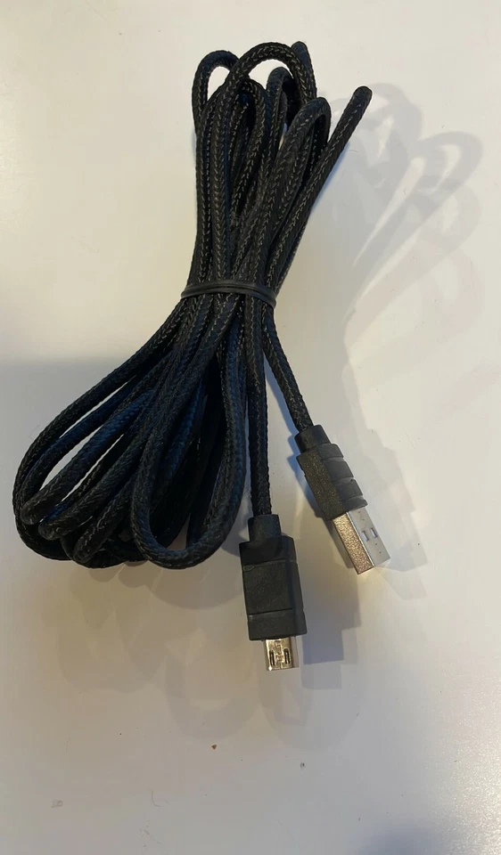 Cable trenzado de nailon Logitech USB a micro-USB para auriculares para juegos G533 G633 G933 Foto 2 de 4