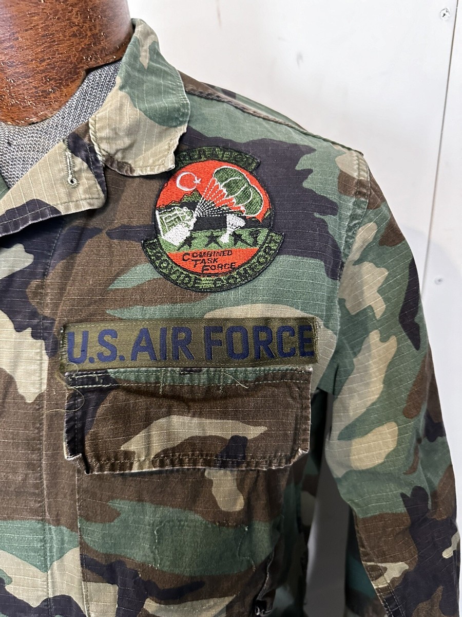 US MILITARY SUMMER WEIGHT WOODLAND BDU TOP SMALL Regular