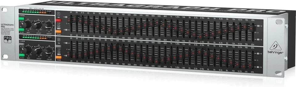 Behringer Graphic equalizer FBQ3102HD 31 band stereo feedback ULTRAGRAPH PRO NEW - Image 4 of 4