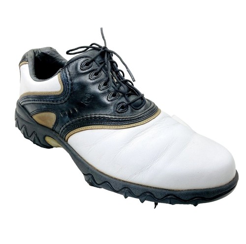 FootJoy StratoLite Golf Shoes Mens 11 M White Blue fuel Spikeless