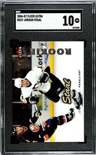 JORDAN STAAL SGC GEM MINT 10 2006-07 FLEER ULTRA rookie RC POP 1/ - ONLY GEM 10