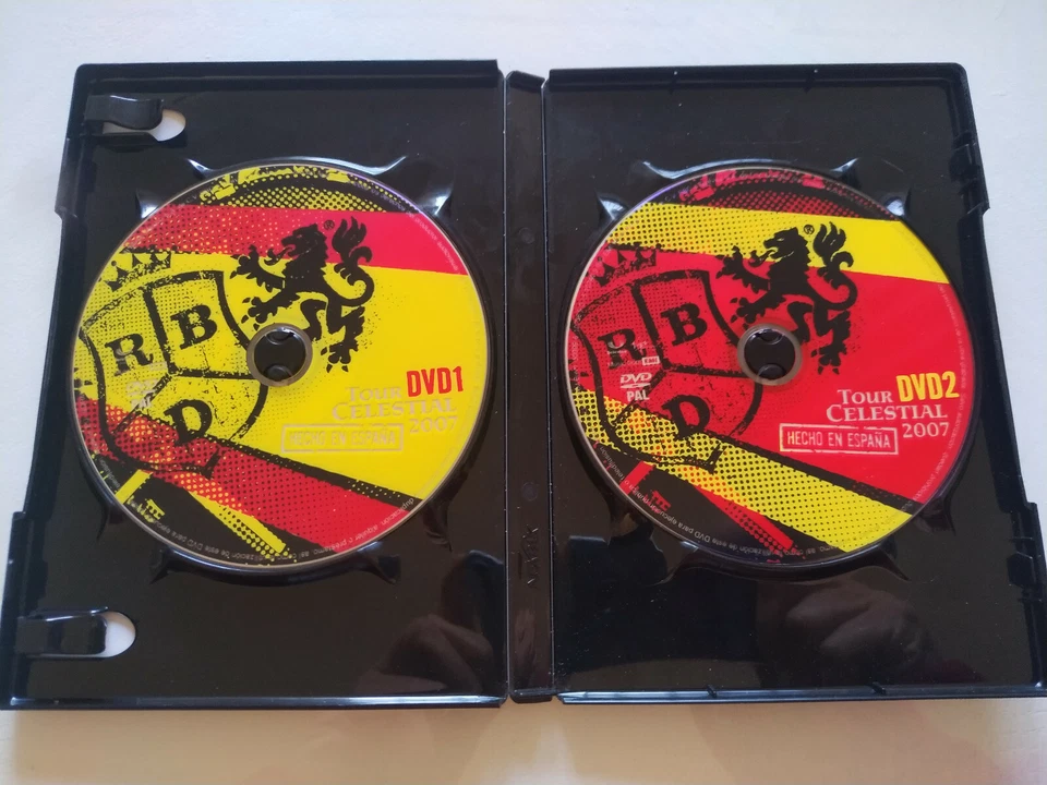 RBD Rebelde Tour Celestial 2007 Hecho en España - 2 x DVD Region All - Am - Imagen 4 de 4