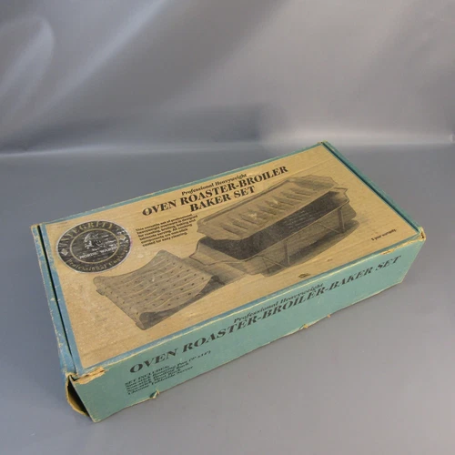 Vintage Nordic Ware Oven Roaster Broiler Baker Set Professional Model 1995 Heavy