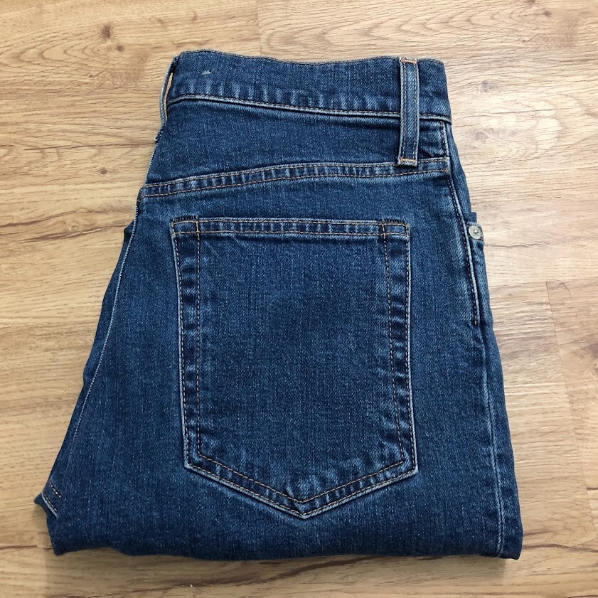 Helmut Lang Jeans Blue Classic Denim Italian Cut Button Fly