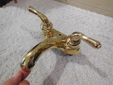 MOEN Monticello Highly Polished GOLD Bathroom, 4" Faucet, 2 Handles, 84000 4500