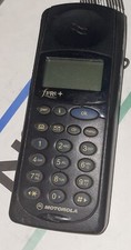 Retro 1990s Motorola MicroTAC Flare Plus - (Black) Early GSM Brick Phone