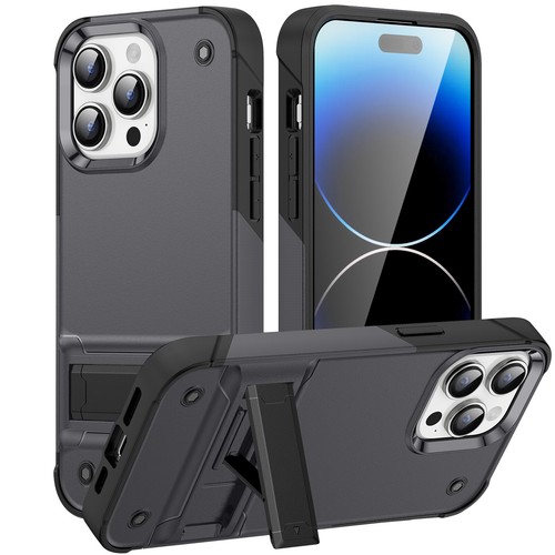 For iPhone 16 15 14 13 Pro Max 12 11 Military Grade Shockproof Case Stand Cover - Picture 6 of 21