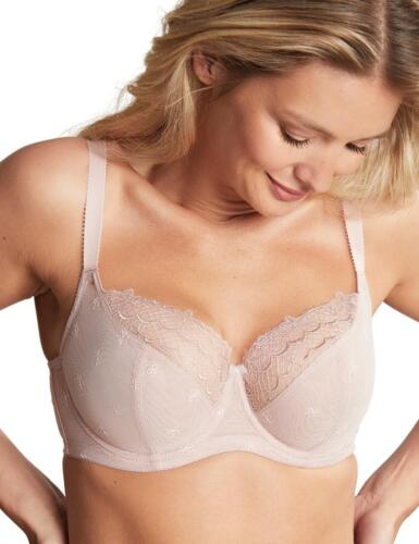 Cleo by Panache Blossom Balcony Bra Underwired Non-Padded Bras 10581 Taupe - Picture 1 of 8