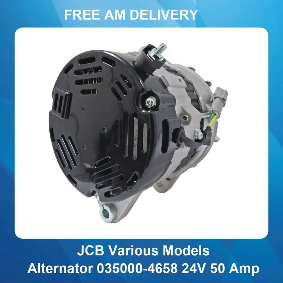 Alternator For JCB 714/40526 0-35000-4658 0-35000-4858 8980921120 8980921121 - Image 2 of 4
