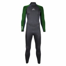 Sola Blaze 5/4mm GBS Back Zip Wetsuit - Black/Forest A1502