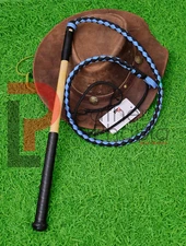 Stock Whip Blue para Cord Nylon 2.5 Feet Long Kids Bull Whip Heavy Duty Whip