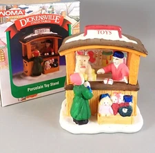 Dickensville Toy Stand Noma #28534 Porcelain Accessory 1995