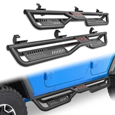 For 18-2025 Jeep Wrangler JL JLU Unlimited 4 Doors 6'' Side Steps Running Boards