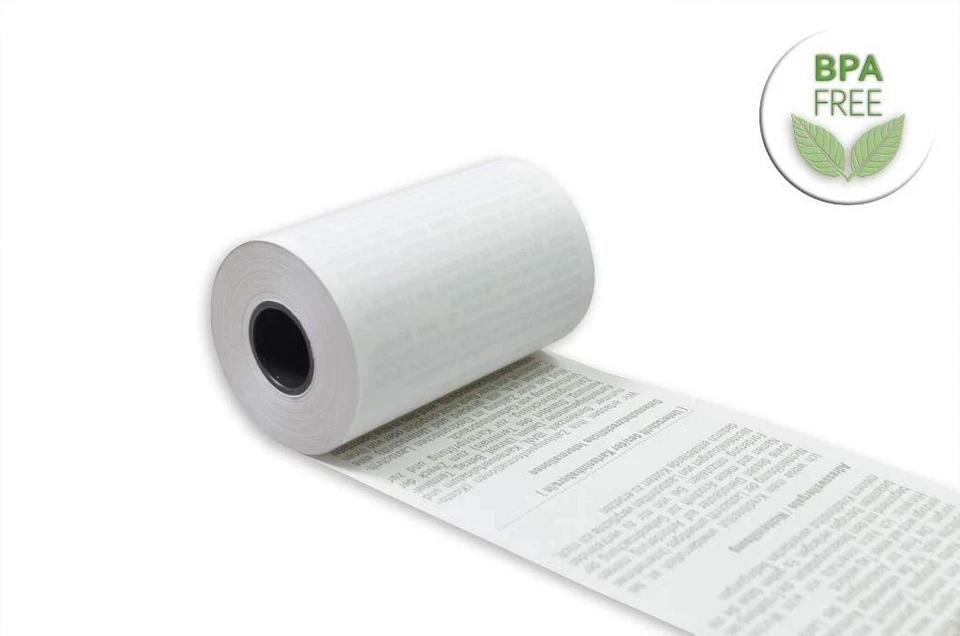 HAUSMARKE 20x EC Thermorollen SEPA Lastschrifttext 57mm x 9m x 12mm ØRolle 30mm