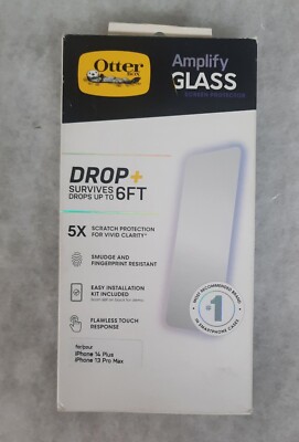 Otterbox Amplify Glass Screen Protector for iPhone 14 Plus and 13 Pro Max