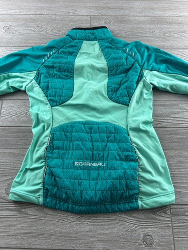 Louis Garneau Polartec Alpha Teal Green Insulated Jacket Women's Full Zip - Picture 6 of 12