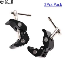 2Pcs Pack Super Clamp Crab Clip for Friction Articulating Magic Arm SLR Camera