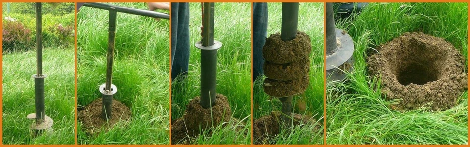 Foreuse de puits Forage Le forage manuel par tarière 1-17m + bouteille à clapet! - Photo 2/4