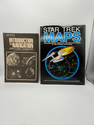 VTG Star Trek Maps set of 2 & Introduction to Navigation book