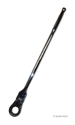 ASTRO TOOLS RATCHET HANDLE – flex head – 18” long for nano sockets