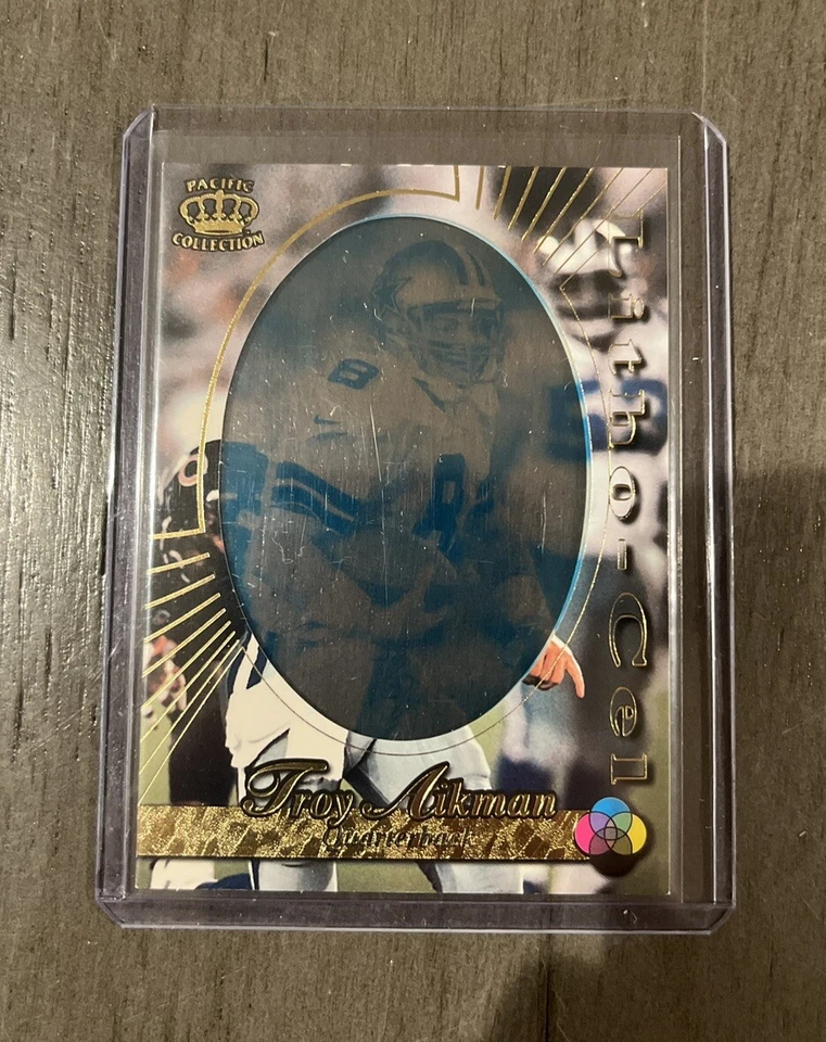 1996 Pacific “Litho-Cel Cels” Troy Aikman (#Cel-25) - Image 3 of 4