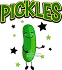 Pickles DECAL (Choose Your Size) Concession Food Truck Sign Sticker