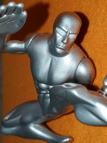 BURGER KING SILVER SURFER AND MCDONALDS HUMAN TORCH FIGURES SET OF 2 FANTASTIC 4 - Picture 6 of 9