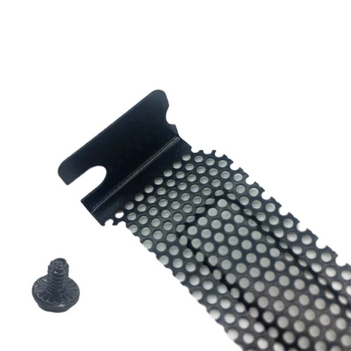 5Pcs PC Case PCI Expansion Slot Back Plate Cover Dust Filter Hard Steel Blank - Afbeelding 4 van 8