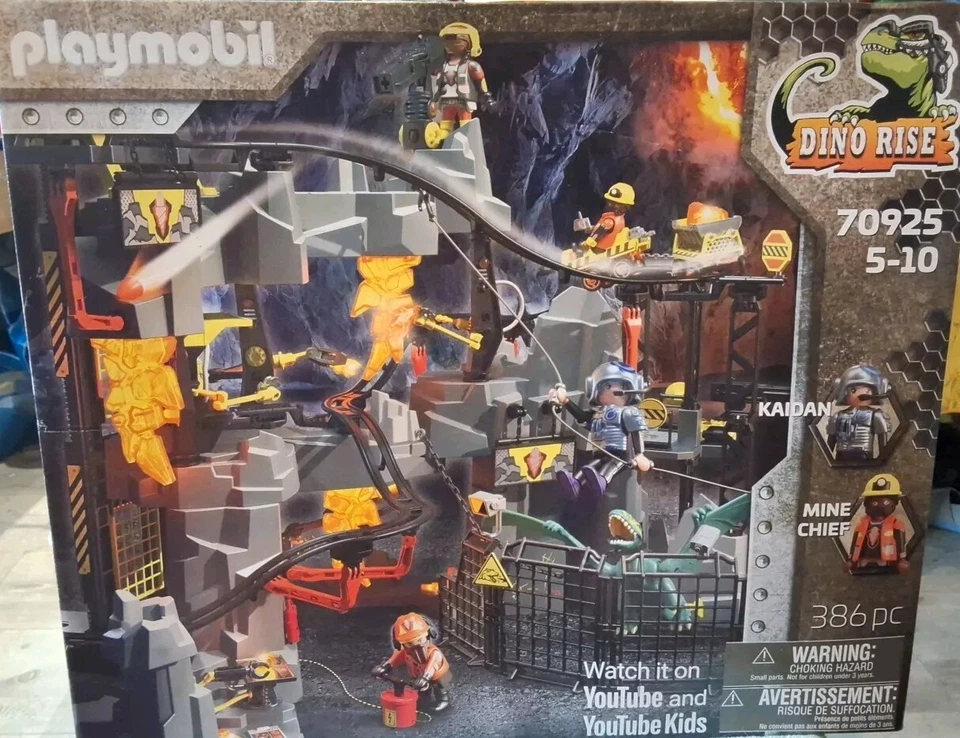 Playmobil Dino Rise Dino mine 70925 Jouet Neuf Et Scellé Envoi Rapide 386 Pièces - Photo 1/2