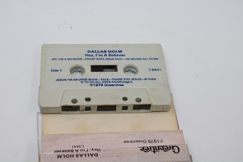 1976 HEY I'M A BELIEVER C3441 Dallas Holm & Praise- Live CASSETTE TAPE VINTAGE - Picture 3 of 4