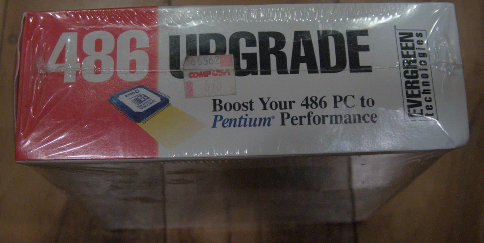 NOS Evergreen Technologies 586 AMD 5X86 133MHz Socket 3 Overdrive - Image 2 of 4