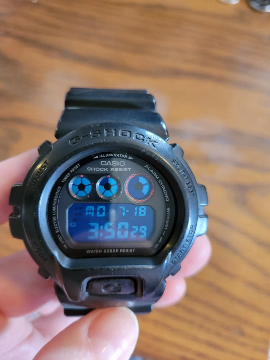 Casio G SHOCK DW 6900MS Wrist Watch Module 3230 Black Digital