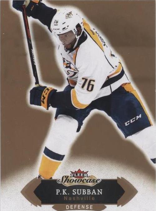 2016-17 Upper Deck Fleer Showcase - P. K. Subban #9 - 1 of 1