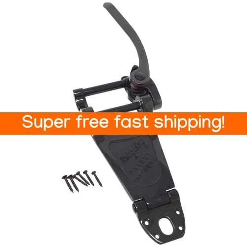 BIGSBY® B7 VIBRATO TAILPIECE, Black, Right-Hand -NEW