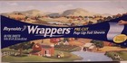 NOS Reynolds Wrap Wrappers 50 Pre-Cut Pop Up Aluminum Foil Sheets New Old Stock