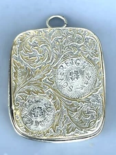 James William Benson Coin Sovereign Case Pendant Coin Sovereign, Pence Shilling