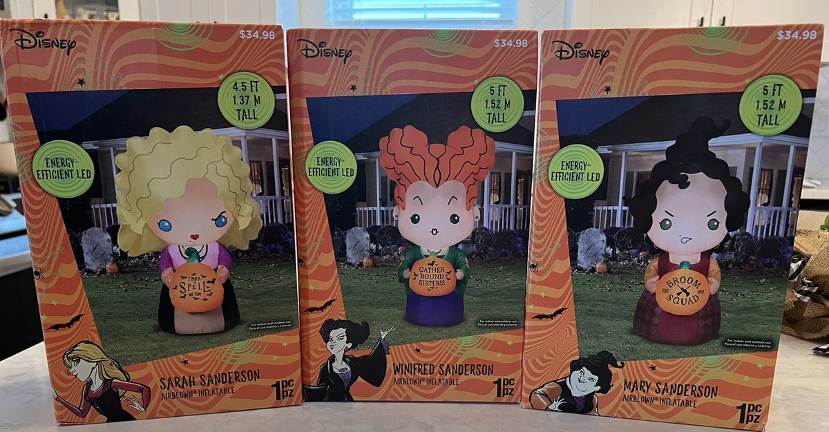 Hocus Pocus Set of 3 airblown inflatables Sanderson Sisters www