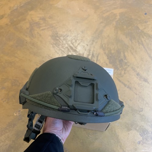 Large OD Green Hard Head Veterans High Cut Ballistic Combat HHV Helmet ATE2-new - Picture 3 of 7