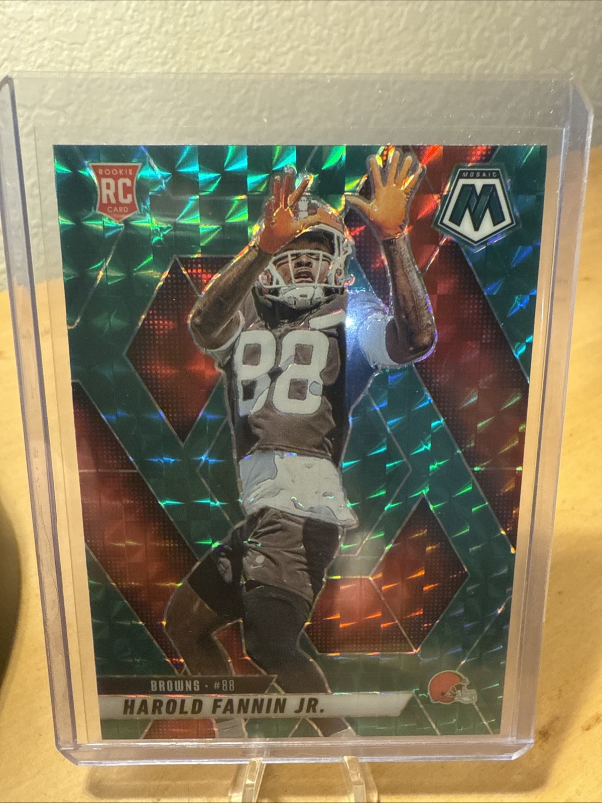 2025 Mosaic Harold Fannin Jr. Mosaic Green RC #384 Browns