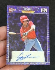 Coy James Auto 1/1 Purple - 2026 Leaf Pro Set Baseball 