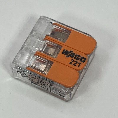 36 Pack Wago 221-413 Lever-Nuts Conductor Compact Wire Connectors NIB