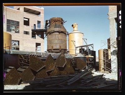 Southland Paper Co., Kraft pulp mill under construction, Lufkin, Texas