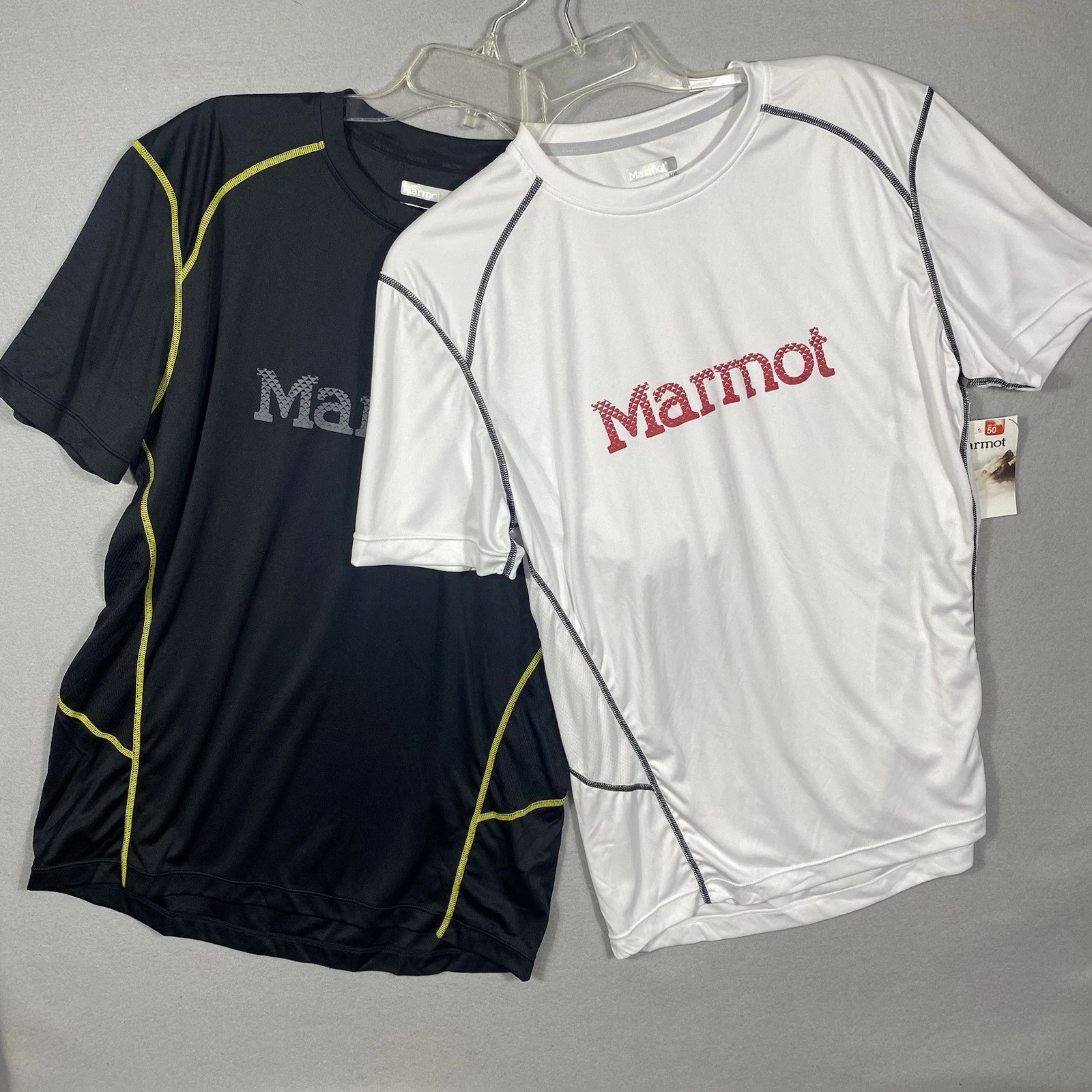 Marmot Shirts Lightweight Outdoors Hiking Mens Size Medium White Black T-shirt
Opens in a new window