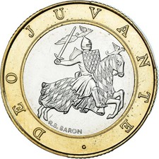 [#1172523] Coin, Monaco, Rainier III, 10 Francs, 1989, ESSAI, MS, Bi-Metal, lic